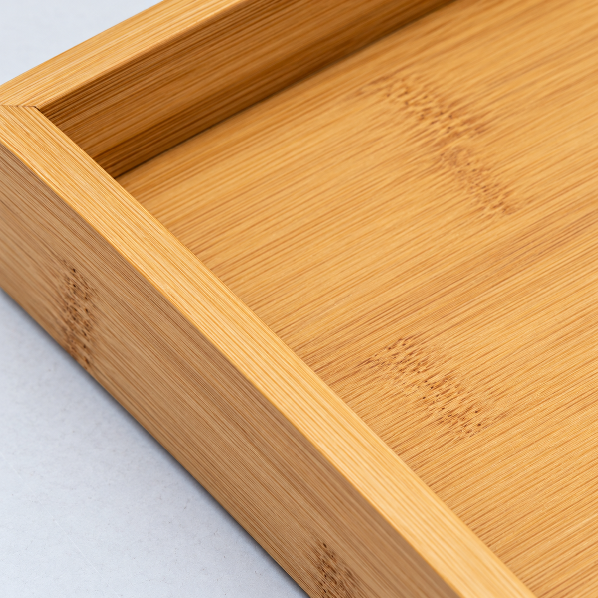 Rectangular Bamboo Tea Tray — product material and construction